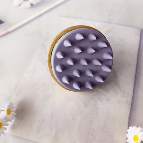 Shampoo Comb Hair Shower Brush Soft Silicone Bristles Scalp Massager Deep Cleaning Head Massage Hair