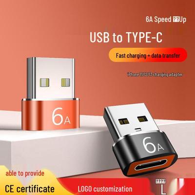 USB Typ-C 3.0 Buchse auf Stecker Ladekabel - PD 6A Adapter mit USB-C-Anschluss