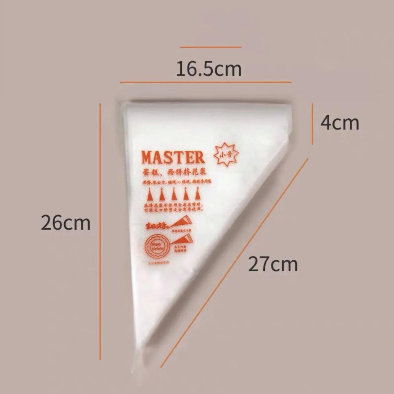 

100 шт одноразовых пластиковых маленьких кондитерских мешков