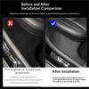 Car Door Sill Protector Set For Model Y Microfiber Leather Anti Scratch Kick Pad Threshold Protection Guard Strip Interior