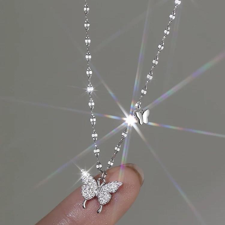 Female Collarbone Versatile Niche Butterfly Necklace