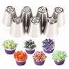 7Pcs Tulip Flower Cake Pastry Nozzles Diy Baking Tools Fondant Cake Decoration