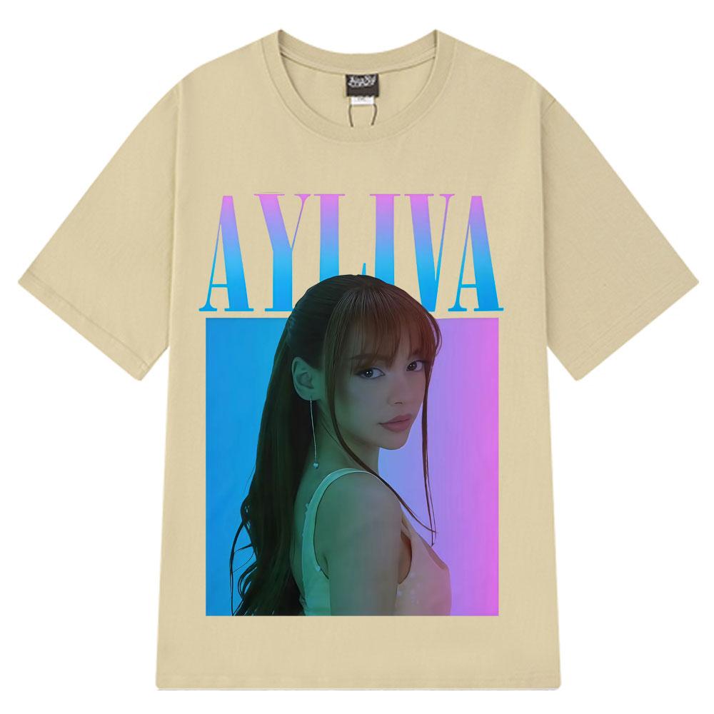 Singer Ayliva Vintage Graphic Printed Tshirt Unisexs Unisex Harajuku Tshirt Shortsleeved Loose Y2k Clothes Oversized Tshirts