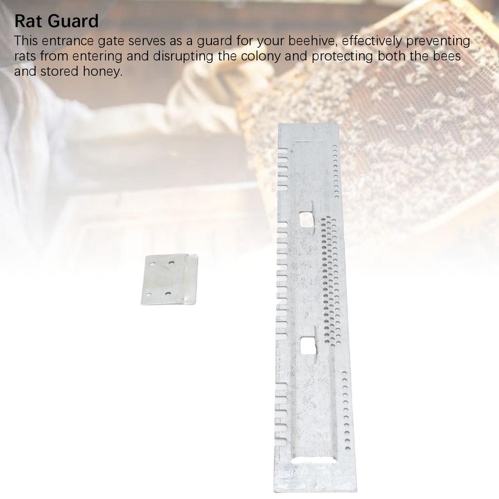 5 ks Reduktor vchodu úlu Nerezový kryt proti škůdcům pro standardní 10rámkový úl