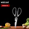 WXCOO Stainless Steel Kitchen Scissors Chicken Bone Scissors Cutting Multifunctional Food Scissors Slicing Fish Meat 5