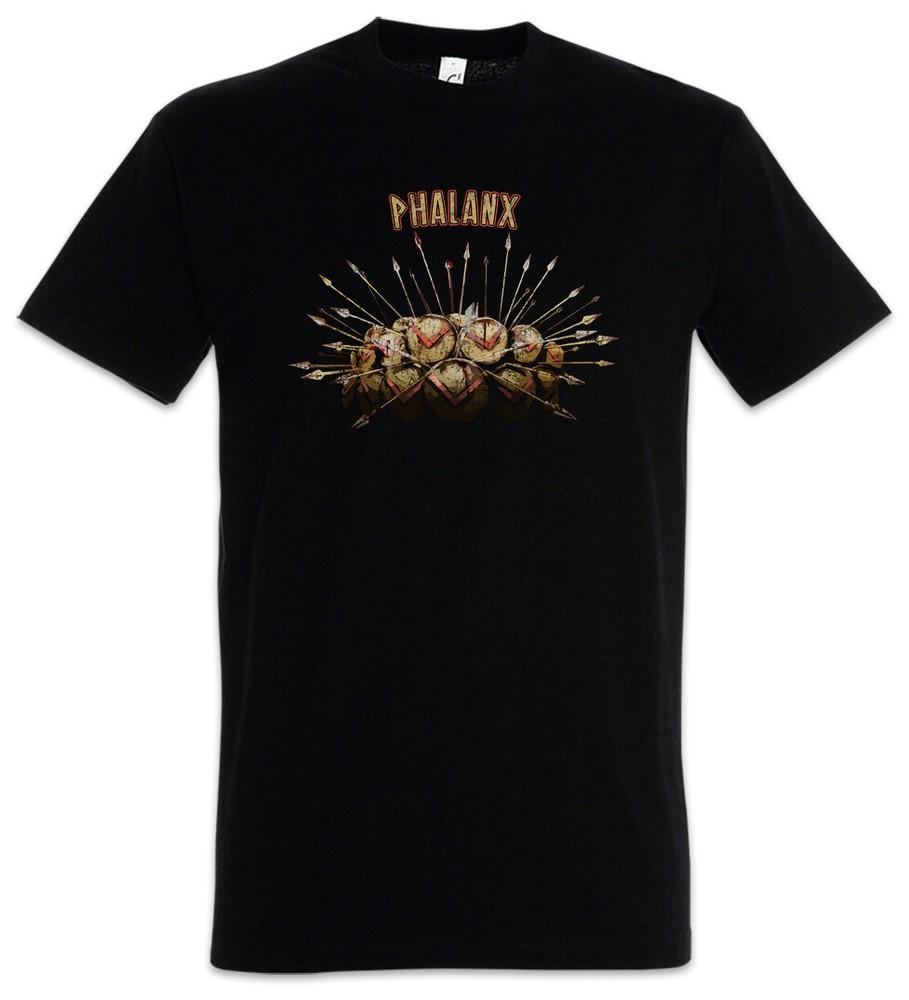 Phalanx Mens T-Shirt Helmet Leonidas 300 Sparta Spartans Spartans Hoplit