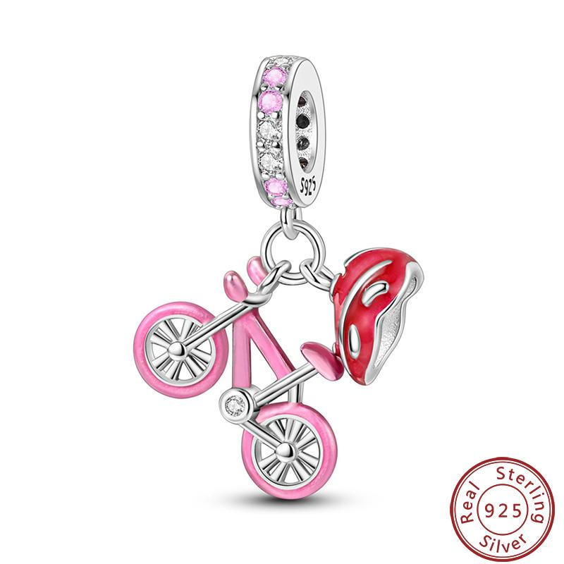 Sports Series Copper Football Badminton Boxing Yoga Ballet Charms Beads 3Mm Diy Fine Jewelry