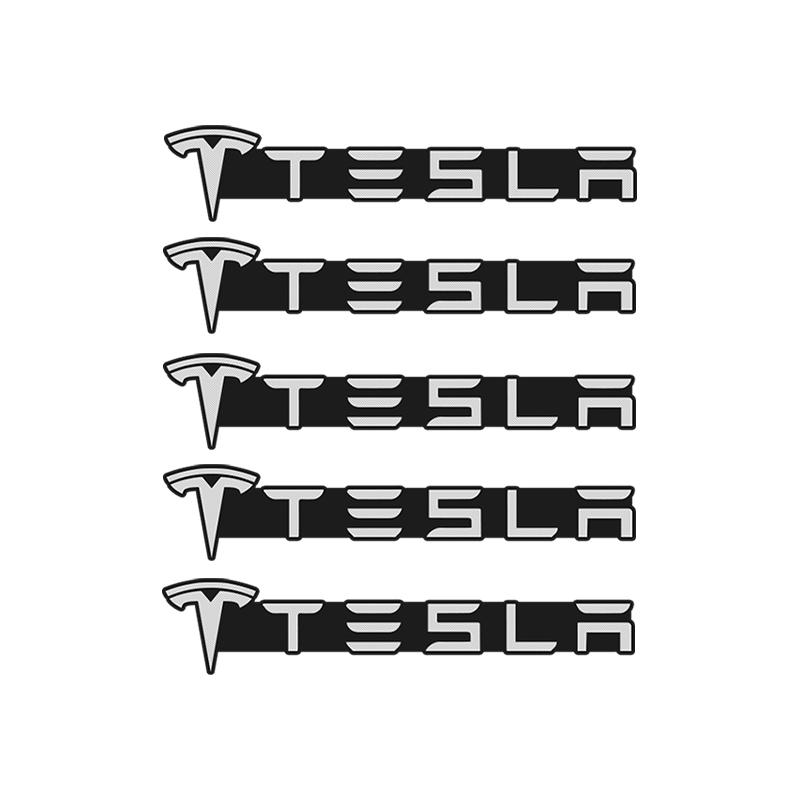Auto Audio Aluminium Lautsprecher Stereo Aufkleber Auto Zubehör Hülle Für Tesla Model 3 Y Coil S X Bonina Spielzeug Cybertruck Roadster