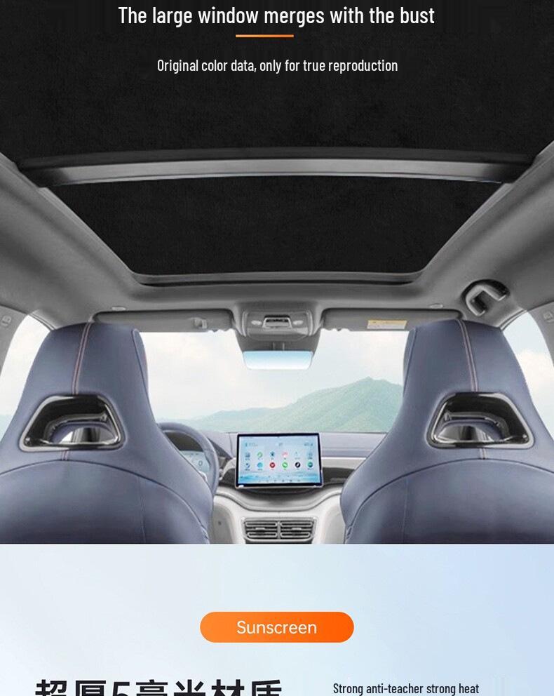 Sunshade for Changan Oshan Z6/X5/X7PLUS/A800/Cosair Pro Panoramic Roof - Heat Insulation and Sun Protection