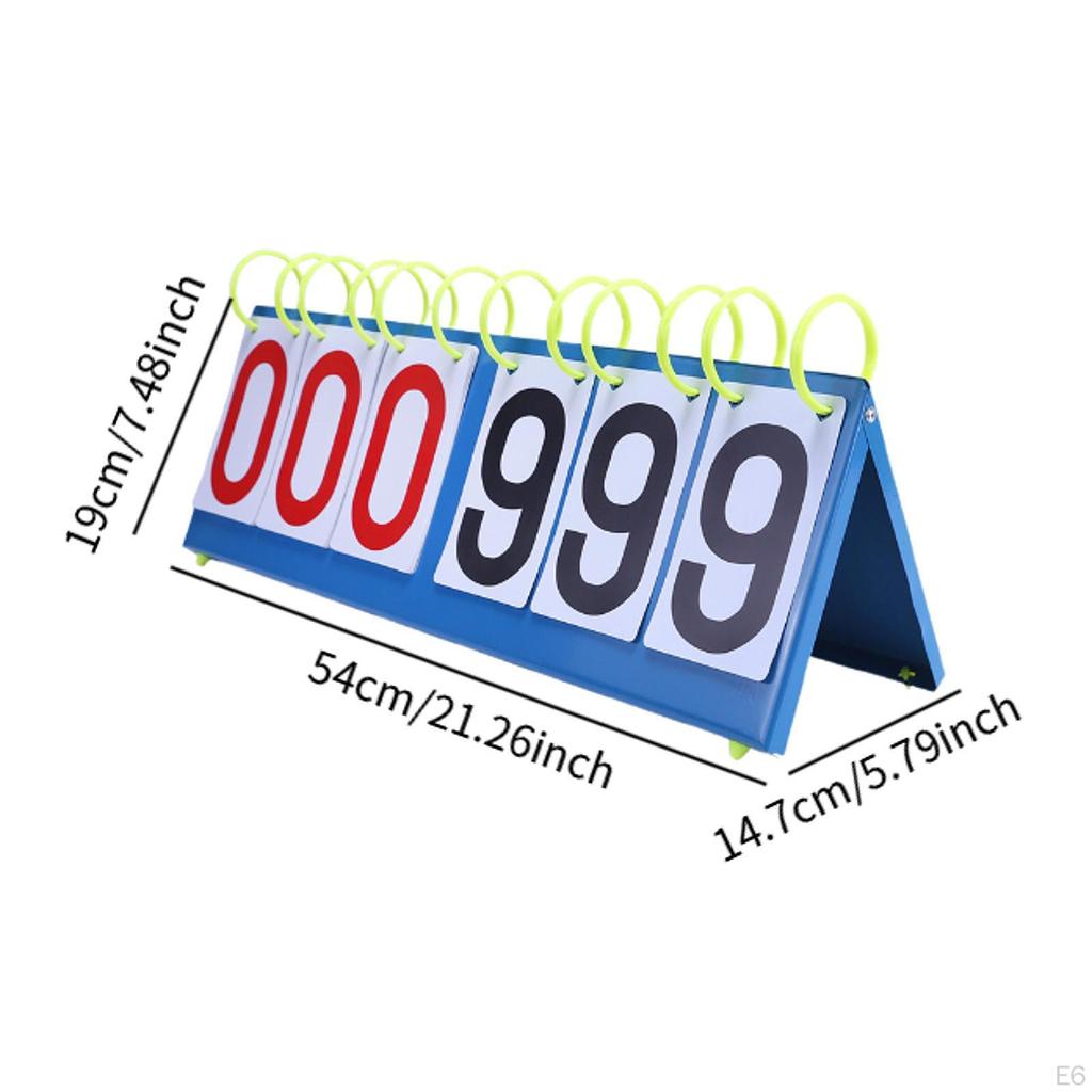 Portable Scoreboard for Team Games In Soccer, Volleyball, And Baseball