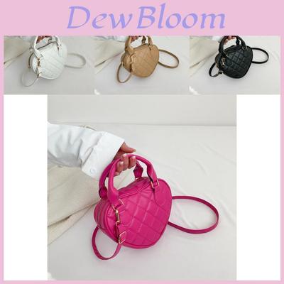 Stylish Heart-shaped Pu Shoulder Bag For Women In Trendy Casual Colors Like Black And White