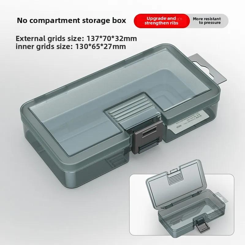 Прочный штабелируемый пластиковый ящик для хранения Утолщенный сетчатый органайзер для винтов, деталей инструментов, электроники, аксессуаров для дрели