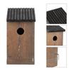 Hanging Wooden Bird House DIY Breeding Parrots Bird Nesting Box For Outdoor Garden Decoration