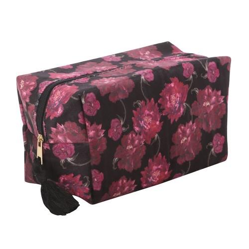 Something Different Dark Romance Floral Toiletry Bag