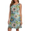 Women's Casual Fashion Floral Printed Vest Dresses