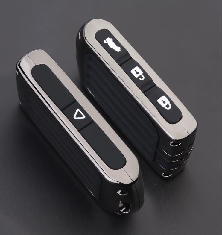 AAJS1 For Volvo Car Zinc Alloy Key Case Holder Cover Shell For Volvo XC40 XC60 S90 XC90 V90 2017 2018 T5 T6 T8 Fob Smart Key Protectio