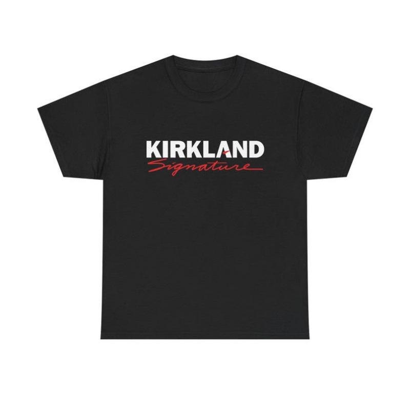 Fashion Personality T-Shirt Kirkland Signature Shirt - Funny Costco Parody S чёрный