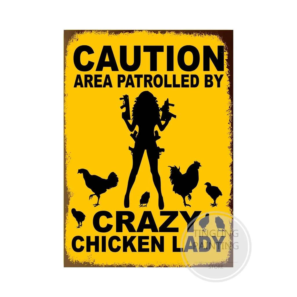1pc Warning Dog Metal Tin Signs Vintage Poster Beware Of Dog Retro Sign Wall Stickers For Garden Family House Door Decoration