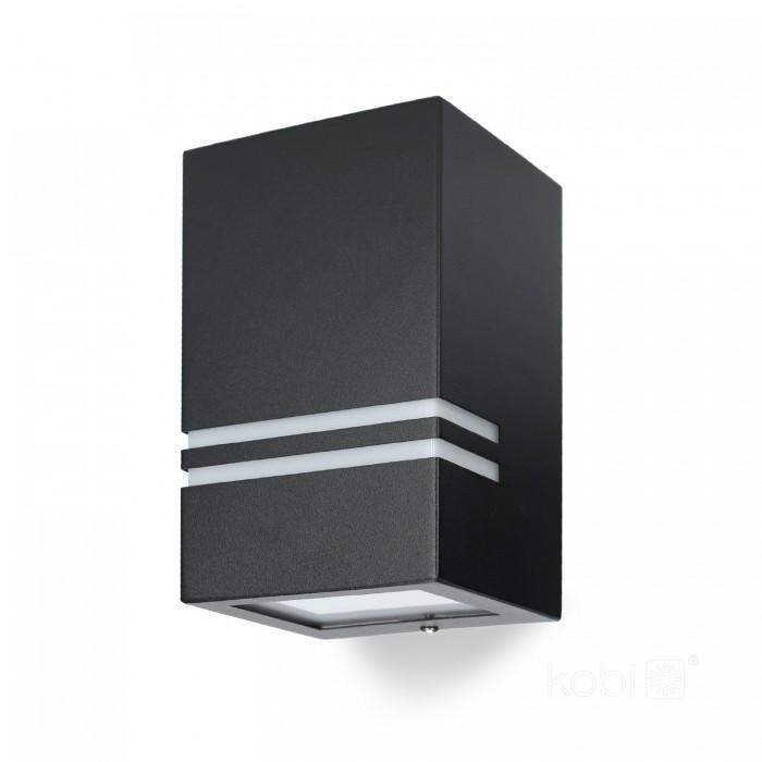 Garden wall lamp 1xGU10 IP44 black
