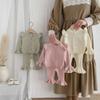 Girls' Korean Style Solid Color Cardigan Sweater and Trousers Two-Piece Set - Warm Knitted Lace Suit for Autumn and Winter