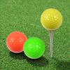Yousheng Rubber Golf Practice Ball, Double-Layer Putting Swing Training Golf Ball, Professional Golf Ball for Driving Range Indoor Outdoor