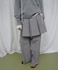 Lonkeu Essentiel Pleats Mini Skirt (Gray)