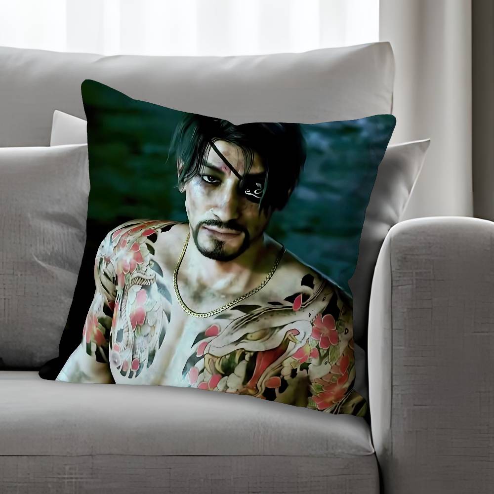 Game YYakuzas Goro Majima Various Sizes Square Pillow Case For Car Home Bedchamber Decor Custom Valentine gift