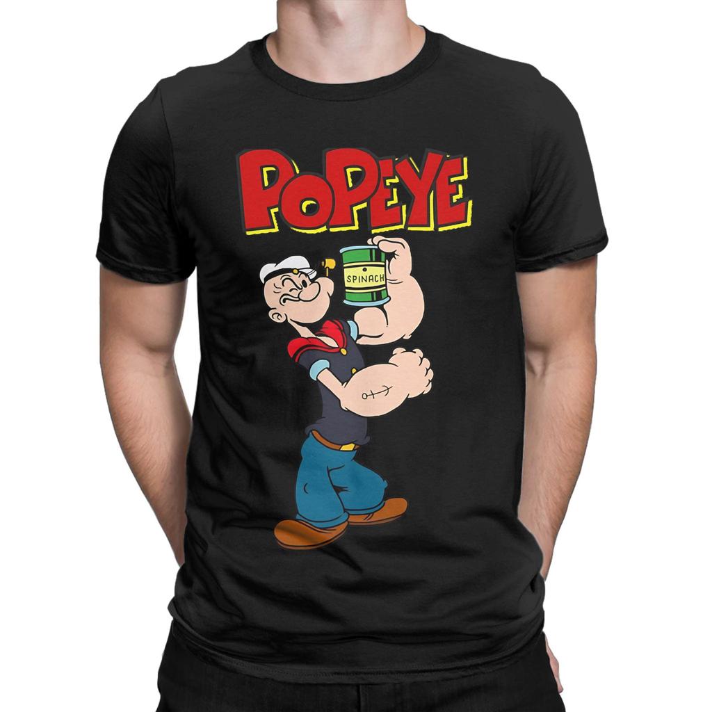 Ppopeye Novelty Graphic 100 Cotton Tshirt Ppopeye Tees Tops For Unisex