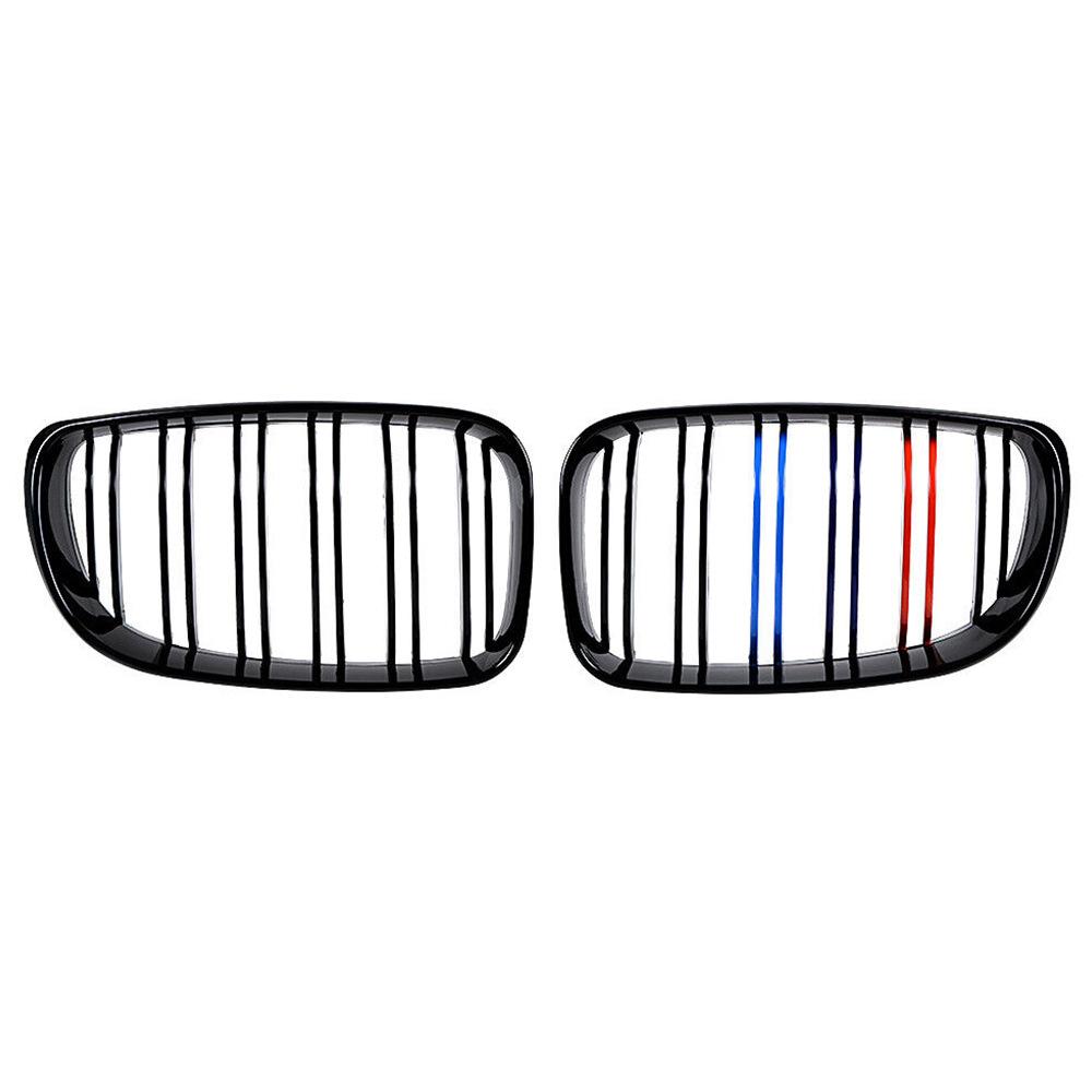 BMW 1er E81/E87 2007-2011 Helle dreifarbige Doppelstreben-Kühlergrill.