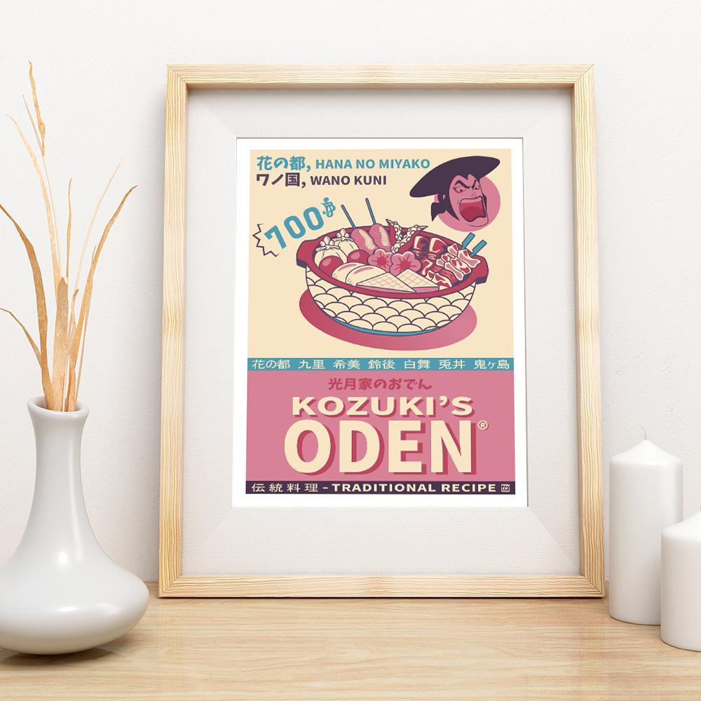 Manga Vintage Food Cover Art Poster Blue Restaurant Prints Retro Manga Beer Drinks Canvas Painting Kitchen Bar Room Home Decor