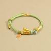 Handmade Zodiac Horse Red String Bracelet - Ethnic Style New Year Gift