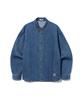 UCLA Unisex Retro Preppy Denim Shirt [Md-Indigo](Ub8Ls21)