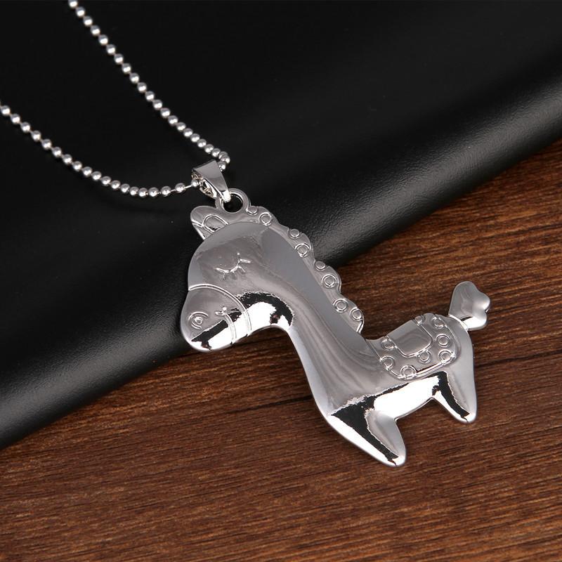 Whistle Retro Necklace Women'S Long Sweater Chain Fashion Personality Simple Pendant Accessories