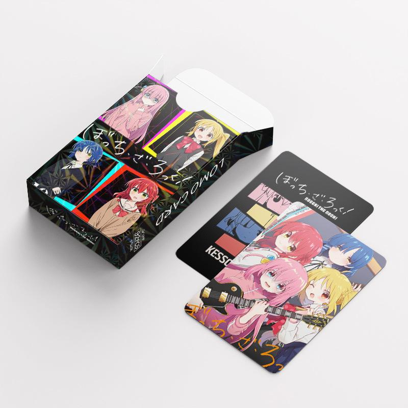 92 szt./zestaw Anime Bocchi The Rock Kartki ze Zdjęciami Karta LOMO Fotokarta dla Fanów Kolekcja Prezent