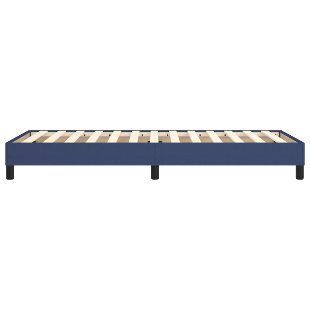 Vidaxl Bed Frame Without Mattress Blue 90X200 Cm Fabric