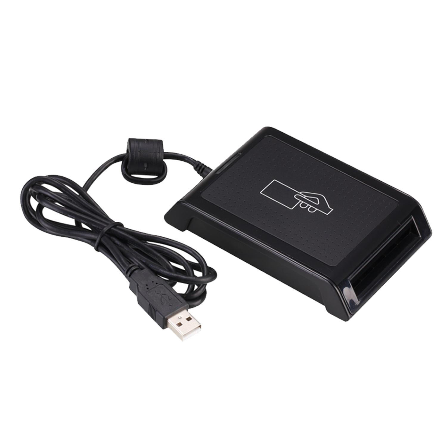 13.56mhz Dual Interface Reader PC/SC RFID Contact + Contactless Desktop USB Smart Card Reader HD5