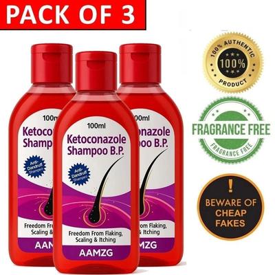 Anti-Schuppen Ketoconazol Shampoo 100ml (3er Set) – Alle Haartypen