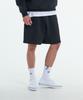 Gesison [L~4Xl] Signature Big Size Wide Sweatshirt Half Pants_Black