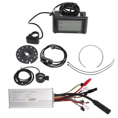 Electric Bicycle Modification Kit Controller Display Thumb Throttle Power Pedal Assist Sensor Kit for 36V 48V 500W Motor