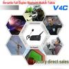 Xinowy V4c PRO Football Referee 4-Person Walkie-Talkie Set: In-Ear Left Ear, 3 Units + Bag
