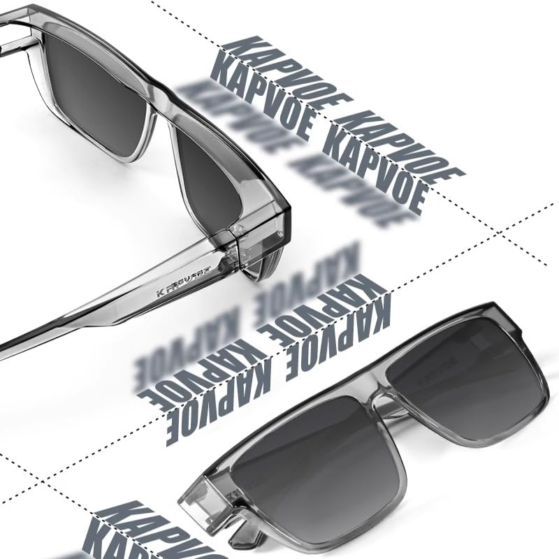 KAPVOE Polarized Over-Sunglasses: UV400 UV Protection, Impact-Resistant PC Frame, HD Polarized Lenses. Ideal for Fishing, Driving, and Hiking. Can be