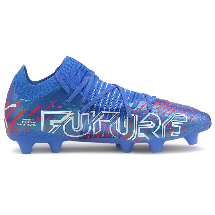 New Puma Future Z 1.2 FG/AG Soccer Cleats Blue/Red/White 106476-01