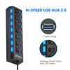 רכזת USB ניידת מהירה מרובת ממשקים מקלדת/עכבר/דיסק USB מפצל USB למחשב