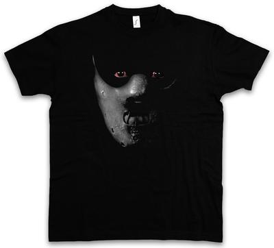 HANNIBAL MASKE T-SHIRT Gesicht Rot Das Schweigen der Lecter Drache der Lämmer S 5XL