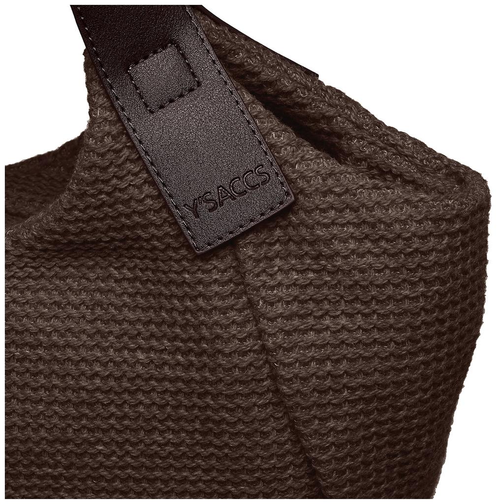 Tote Knit Tote Medium Brown [Isaac] Bag, Bag, Size, Women's, 5000902, (20)