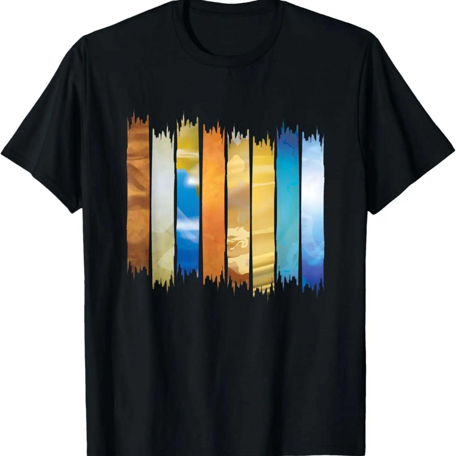 

Planet Landscape Astronomy T-Shirt S чёрный