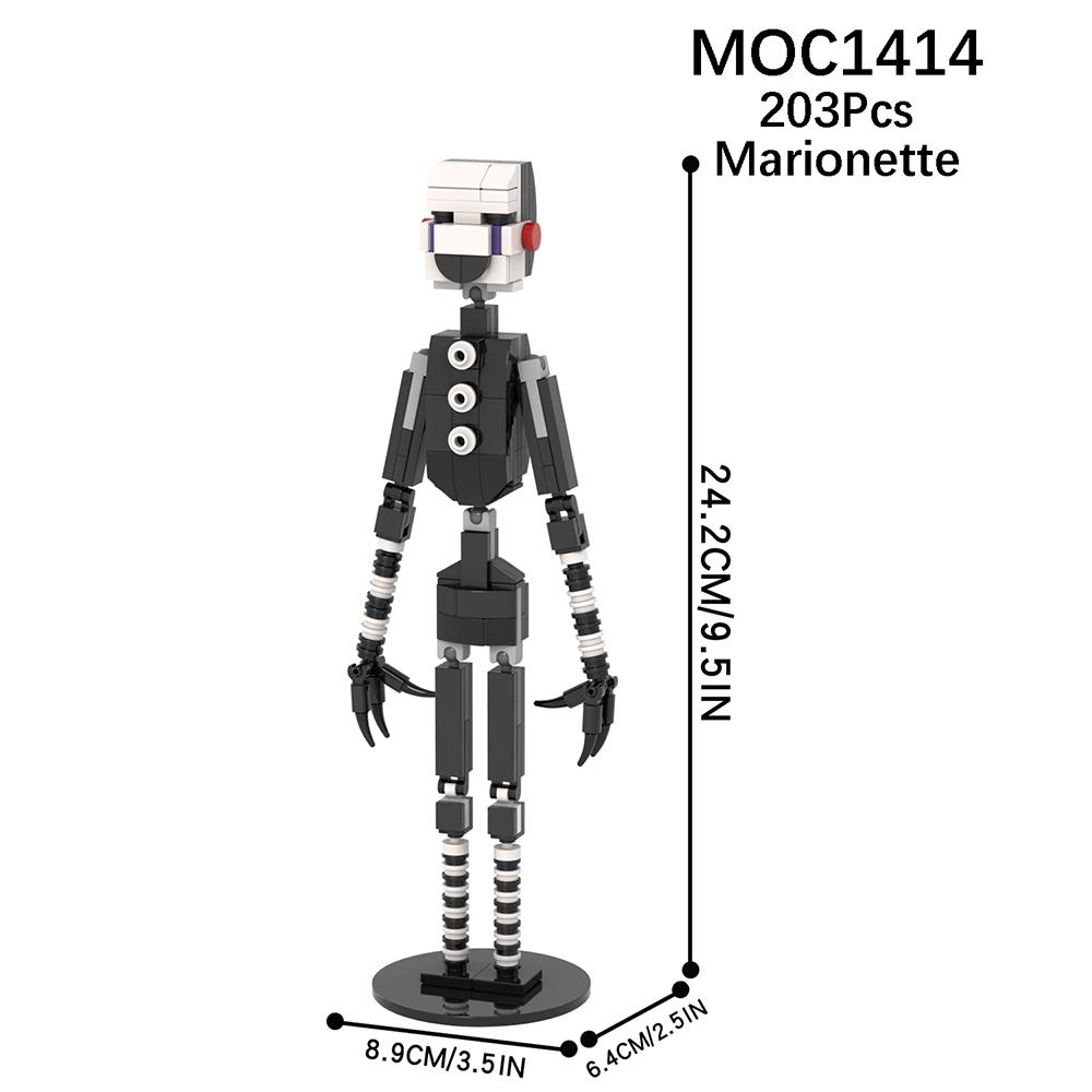 

MOOXI Набор для хоррор-игры MOC Кирпичики Киносцены Фигурки медведей Строительные блоки Детские образовательные игрушки для детей Подарок на день рождения