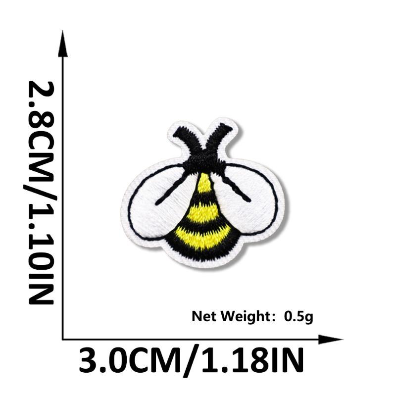 

Colorful butterfly sunflower embroidery cloth sticker, clothing, shoes, hats, bags, decorative cloth sticker DIY patch cloth sticker accessories bee