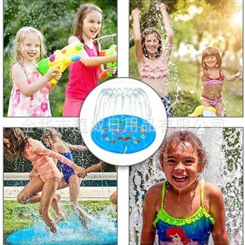 Dolphin Water Spray Mat for Children - Outdoor Lawn Play & Beach Surfing Game