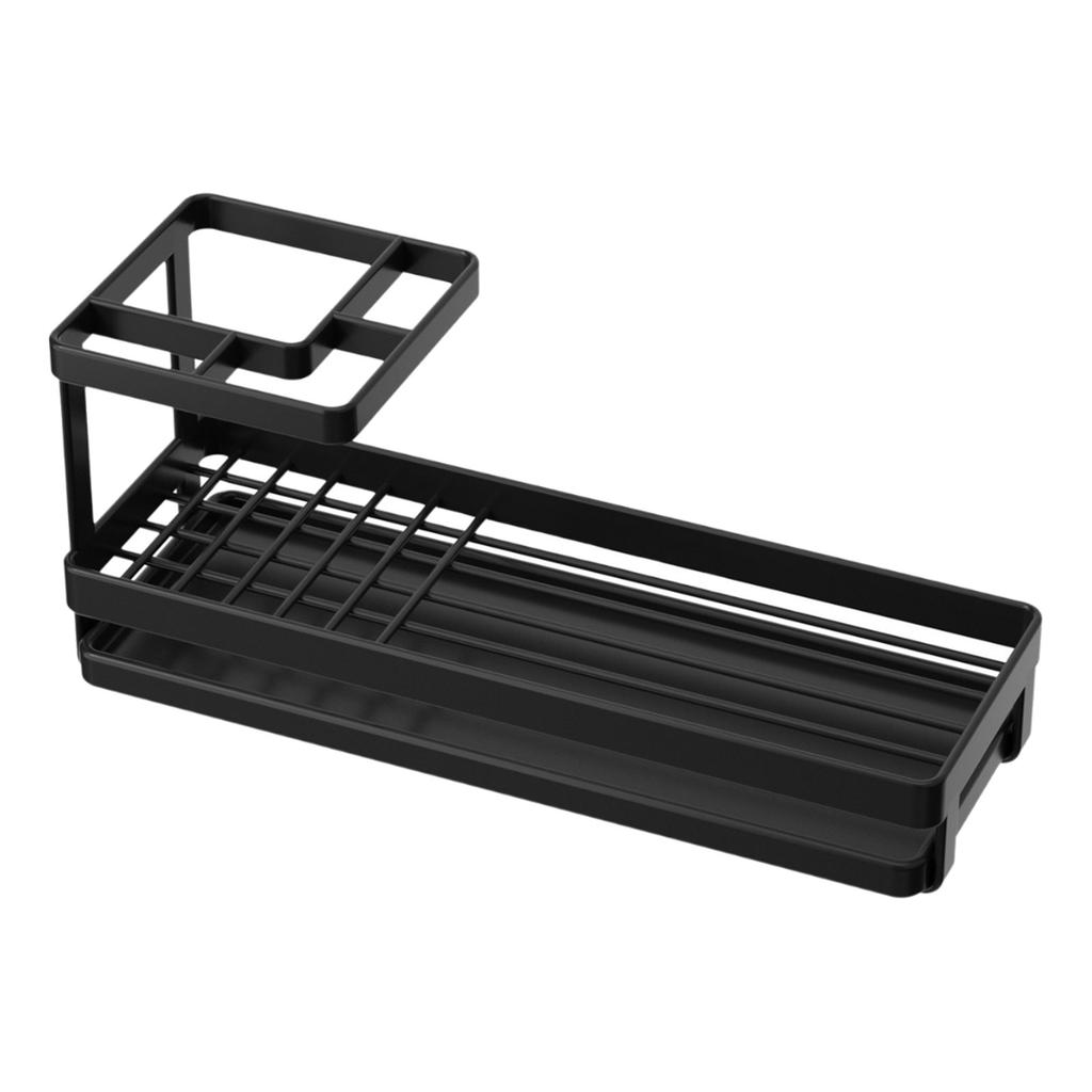 Toothbrush and Toothpaste Holder with Drainages Tray for Bathroom Vanity Countertop Storage Efficient Drainages Systems